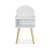 Table de chevet chambre enfant, pieds en pin Blanc+Rose+Vert 6 - vertbaudet enfant 