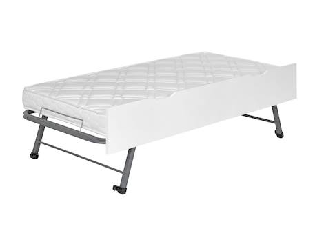 Lit superposé 3 places dune Blanc & bois 2 - vertbaudet enfant 