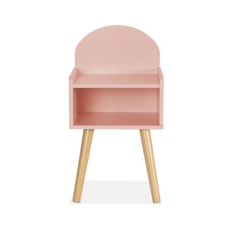 Table de chevet chambre enfant, pieds en pin Blanc+Rose+Vert 12 - vertbaudet enfant 