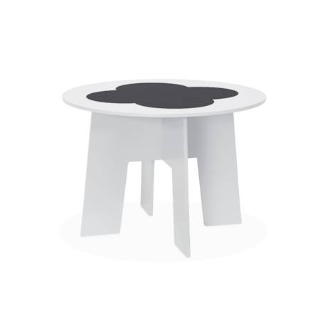 Table effet ardoise et 4 chaises avec rangement pour enfant Blanc+Vert 6 - vertbaudet enfant 
