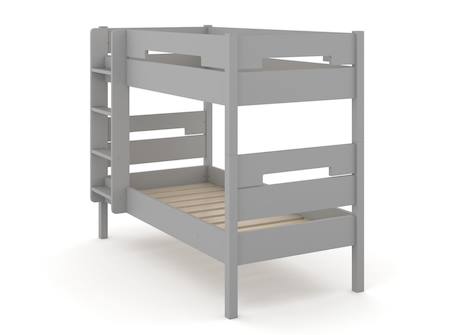 Lit superposé séparable milo Anthracite+Blanc+Gris flannelle 12 - vertbaudet enfant 