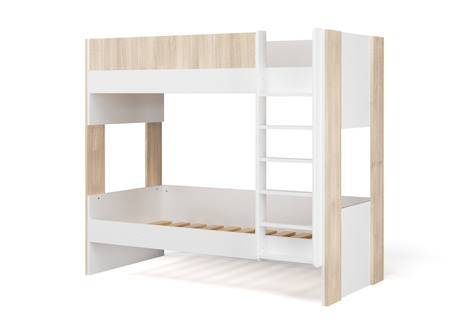 Lit superposé dune Blanc & bois 5 - vertbaudet enfant 