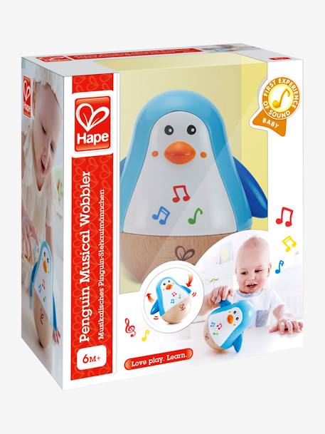 Pingouin culbuto musical bleu+turquoise 5 - vertbaudet enfant 