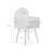 Table de chevet chambre enfant, pieds en pin Blanc+Rose+Vert 16 - vertbaudet enfant 