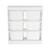 Meuble de rangement enfant 6 bacs de rangement en plastique Blanc+Naturel 6 - vertbaudet enfant 