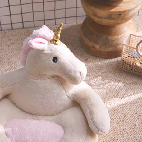 Fauteuil licorne pour enfant Rose / blanc 3 - vertbaudet enfant 