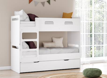 Lit superposé séparable féroé 3 places Blanc 1 - vertbaudet enfant 