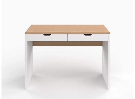 Bureau milor Anthracite & bois+Blanc & bois 8 - vertbaudet enfant 