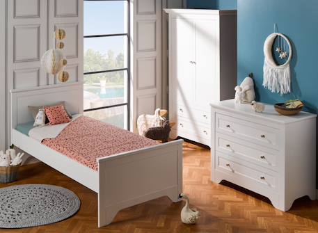 Lit enfant 90x190 occitane Blanc 2 - vertbaudet enfant 