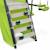 Portique avec balançoires, face à face, toboggan, panier de basket,mur d'escalade, tente Vert 3 - vertbaudet enfant 