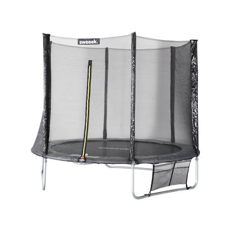 Trampoline 250 cm – galaxie avec filet de protection, bâche, filet pour chaussures, kit d’ancrage Gris+Vert 2 - vertbaudet enfant 
