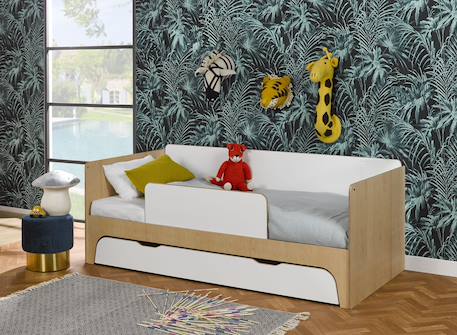 Lit banquette songe Bois & blanc 2 - vertbaudet enfant 