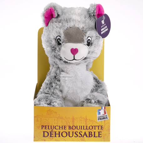 Bouillotte déhoussable chat Gris 3 - vertbaudet enfant 