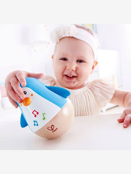 Pingouin culbuto musical bleu+turquoise 3 - vertbaudet enfant 