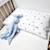 Taie d'oreiller en gaze de coton Bleuet imprimé floral 2 - vertbaudet enfant 