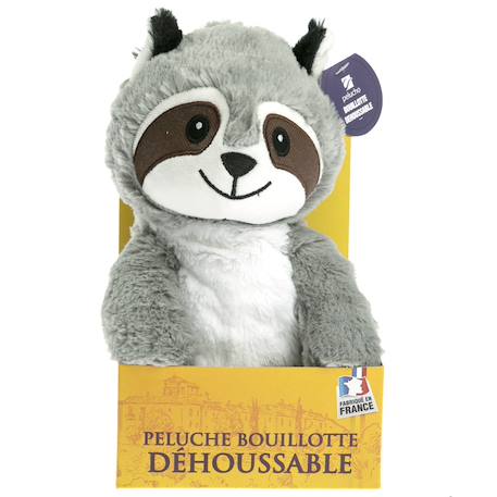 Bouillotte déhoussable raton laveur Gris 3 - vertbaudet enfant 