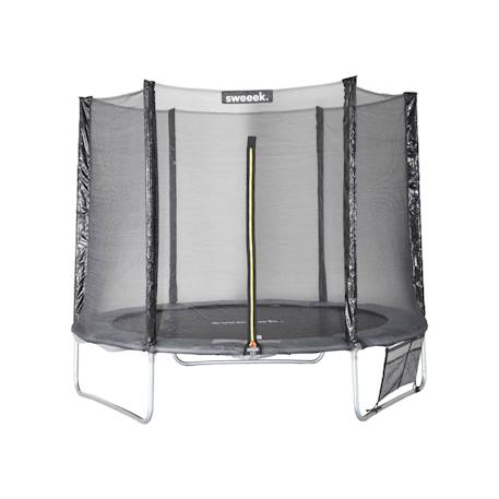 Trampoline 250 cm – galaxie avec filet de protection, bâche, filet pour chaussures, kit d’ancrage Gris+Vert 5 - vertbaudet enfant 