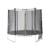 Trampoline 250 cm – galaxie avec filet de protection, bâche, filet pour chaussures, kit d’ancrage Gris+Vert 5 - vertbaudet enfant 