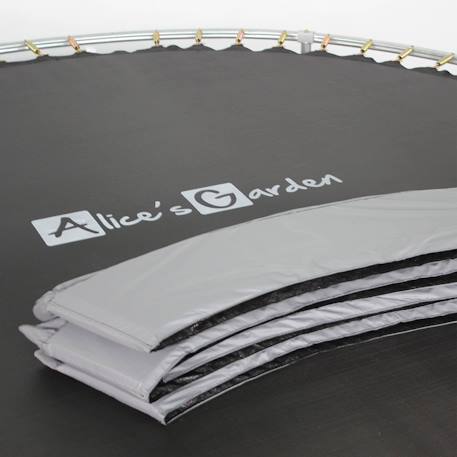 Trampoline ø460cm - neptune avec son filet de protection Gris 6 - vertbaudet enfant 