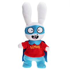 Jouet-Peluche bouillotte simon super lapin