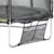 Trampoline 250 cm – galaxie avec filet de protection, bâche, filet pour chaussures, kit d’ancrage Gris+Vert 11 - vertbaudet enfant 