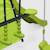 Portique avec balançoires, face à face, toboggan, panier de basket,mur d'escalade, tente Vert 6 - vertbaudet enfant 