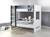 Lit superposé opus Blanc et bois+Bleu nuit+Mousse 5 - vertbaudet enfant 
