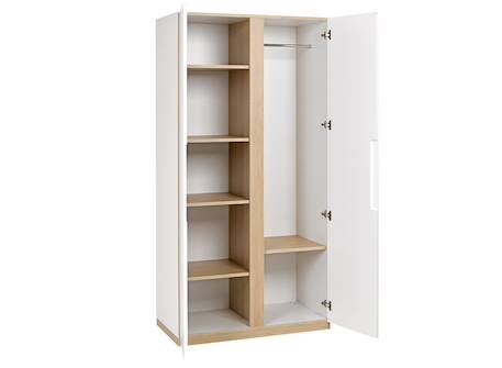 Armoire nomade Blanc & chêne 4 - vertbaudet enfant 