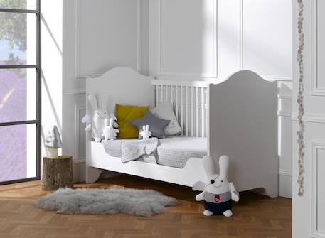 Lit bébé évolutif blanc occitane Blanc 2 - vertbaudet enfant 