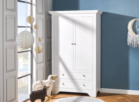 Armoire occitane 2 portes Blanc 1 - vertbaudet enfant 