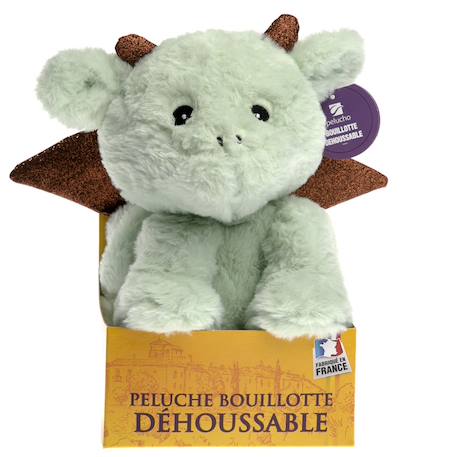 Bouillotte déhoussable dragon Vert 3 - vertbaudet enfant 