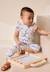 Combinaison bébé en gaze de coton tiana Ecru 1 - vertbaudet enfant 