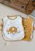 Lot de 2 bavoirs bébé hawaiki Ocre 1 - vertbaudet enfant 