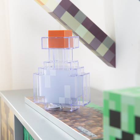 Lampe led potion minecraft - rechargeable par usb - 8 modes de couleurs Transparent 6 - vertbaudet enfant 
