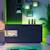 Buffet minecraft 5 tiroirs et compartiment ouvert avec éclairage led Effet carbone noir 6 - vertbaudet enfant 