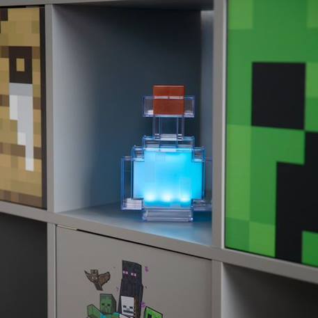 Lampe led potion minecraft - rechargeable par usb - 8 modes de couleurs Transparent 2 - vertbaudet enfant 