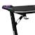 Bureau gaming avec led et support rabattable pour casque et gobelet Noir - minecraft 4 - vertbaudet enfant 