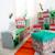 Banc de rangement avec 2 coussins et 4 bacs de rangement Gris - motif minecraft 6 - vertbaudet enfant 