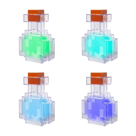 Lampe led potion minecraft - rechargeable par usb - 8 modes de couleurs Transparent 3 - vertbaudet enfant 