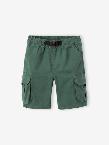 Bermuda style battle garçon vert sapin 4 - vertbaudet enfant 