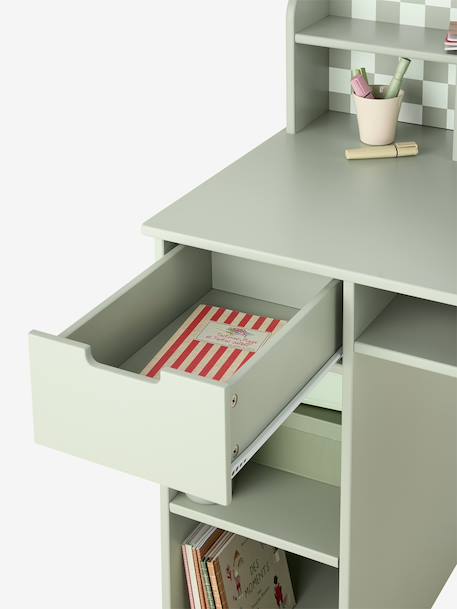 Bureau enfant Damier vert 10 - vertbaudet enfant 