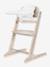 Chaise haute Iris 3-en-1 beige+blanc+noir 1 - vertbaudet enfant 