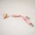 Attache tétine  en gaze de coton lla Rosella imprimé floral, rose 2 - vertbaudet enfant 