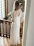 Robe de mariée en crêpe grossesse ou femme collection mariage écru 2 - vertbaudet enfant 