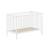 Lit bébé sommier réglable en hauteur hêtre massif naturel  paola Blanc+Bois 3 - vertbaudet enfant 