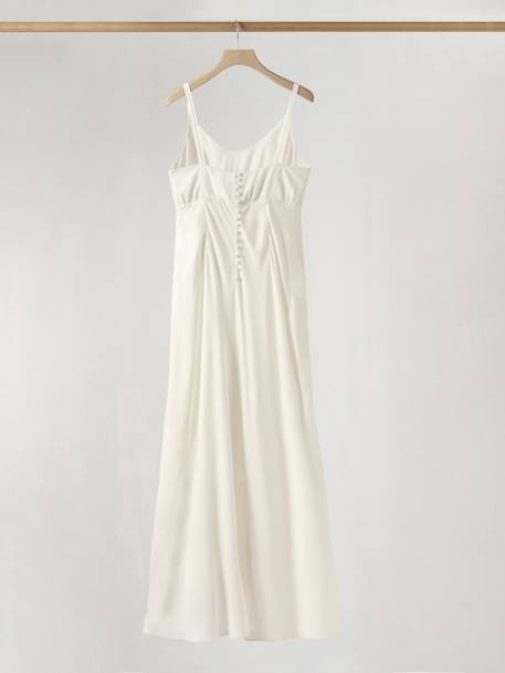 Robe de mariée en crêpe grossesse ou femme collection mariage écru 7 - vertbaudet enfant 