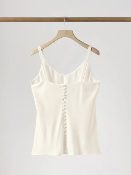 Top en crêpe collection mariage écru 5 - vertbaudet enfant 