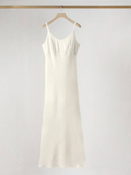 Robe de mariée en crêpe grossesse ou femme collection mariage écru 6 - vertbaudet enfant 