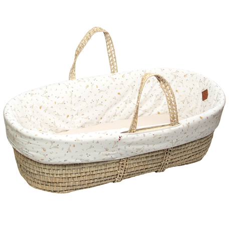 Couffin bébé avec matelas habillage et drap housse sidonia Sidonia, beige, écru, blanc 1 - vertbaudet enfant 