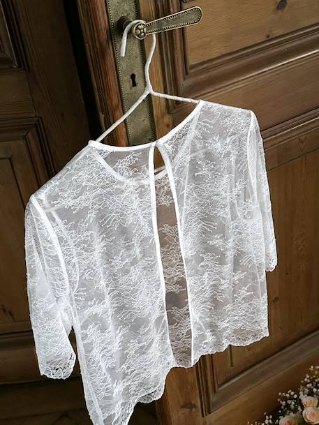 Blouse de mariée en dentelle grossesse ou femme collection mariage écru 3 - vertbaudet enfant 